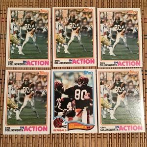 1982 Chris Collinsworth Topps Football Cards, 6